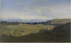 Sydländskt Landskap by Pierre THUILLIER - auction artwork with signature