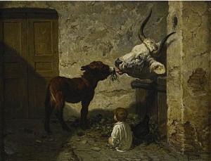 (2) Stallinteriörer by Valerio LACCETTI - auction artwork with signature