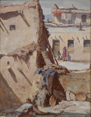 In A City Of The Painted Desert (the Hopi Village Of Mishogonovi, Arizona) by Carl Oscar BORG