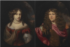 A Pair Of Portraits Of Joost Van Hoogenhouck And His Wife Anthonia Des Quiens by Nicolaes MAES