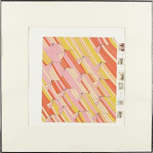 Komposition by Dick Richard BIXBY - auction artwork with signature