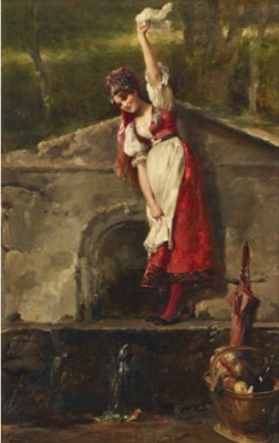 The Farewell by Adolphe WEISZ