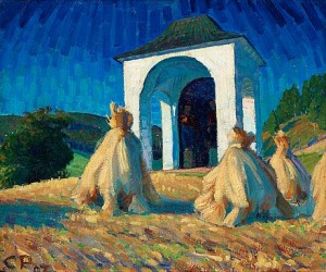Kapell Bland Sädeskylar by Carl PALME