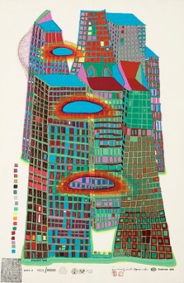 Good Morning City by Friedensreich HUNDERTWASSER