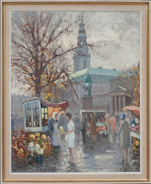 Motiv Från Köpenhamn by Thorvald NYGAARD - auction artwork with signature