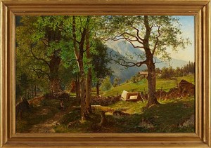 Alplandskap by Per Daniel HOLM