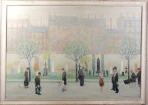 Figurer På Assistens Kirkegård by Folmer BENDTSEN - auction artwork with signature