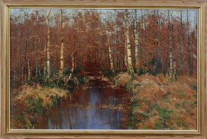 Höstlandskap by Elisabeth Von EICKEN