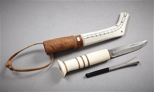 Knife by K. PINGI - auction artwork with signature