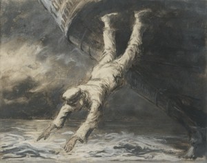 -then Dived Overboard by Frederick Coffay YOHN - auction artwork with signature