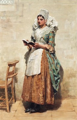 Läsande Kvinna by Ralph HEDLEY