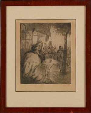 Cafe Arabe-tunis by Dick BEER