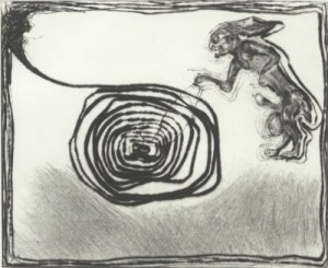 Conejo En El Ojo De Agua by Francisco TOLEDO