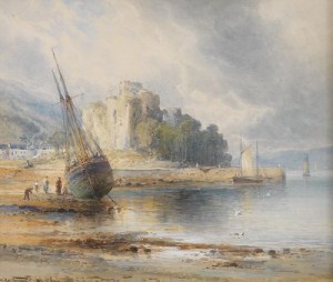 St. Johns Castle, Carlingford, Louth, Ireland by Emil Axel KRAUSE