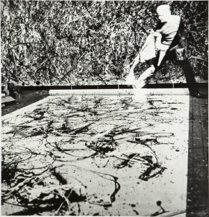 Jackson Pollack by Hans NAMUTH - auction artwork with signature