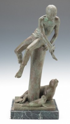 Boy With Seals by Charles Cropper PARKS