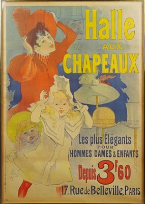 Halle Aux Chapeaux by Jules CHERET
