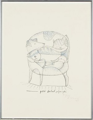 Petit Fauteuil Polymorphe by François-Xavier LALANNE - auction artwork with signature