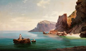 Fischer Vor Der Küste Von Capri by Andrea CHERUBINI - auction artwork with signature