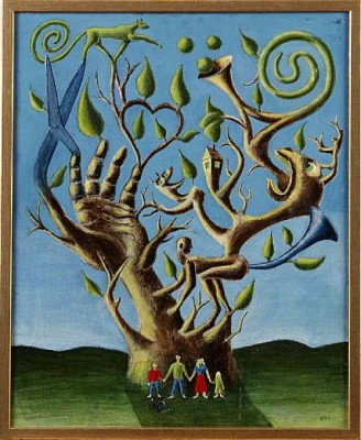 Surrealistiskt Träd by Nils EKWALL