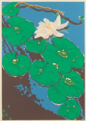 Pond Lilies by Jack BEAL - auction artwork with signature