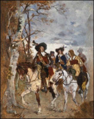 Ryttare by Friedrich Von PUTEANI - auction artwork with signature