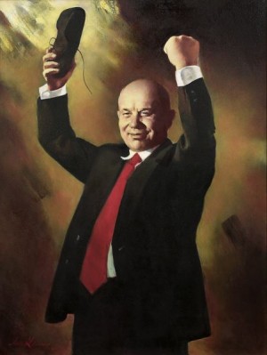 Khrushchev by Marc KLIONSKY - auction artwork with signature