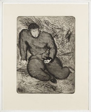 Seated Figure by Sandro CHIA