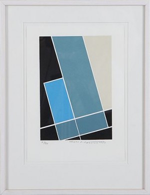 Composition by Sven HANSSON - auction artwork with signature