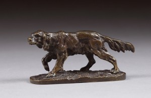 Chien épagneul Anglais Pur Sang (mignonette) by Pierre Jules MENE