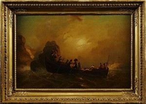 Sjöfarare I Roddbåt by H. DUPLESSIS - auction artwork with signature