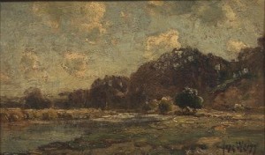Lakeside Landscape by Jose WEISS