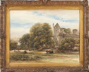 Craigmillar Castle, Edinburgh, Scottland by James ORROCK - auction artwork with signature