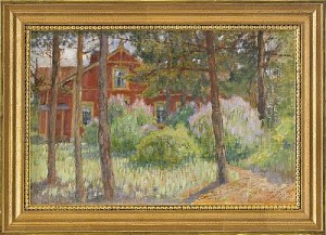 Hus I Skogsglänta by Maria WIIK