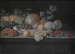 Stilleben Med Frukter by Johann Jakob DIETZSCH - auction artwork with signature