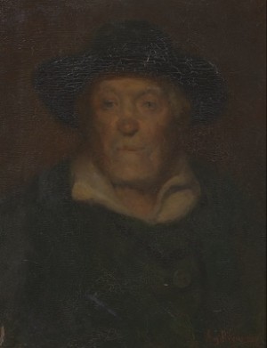 Flickering, Almost Out by Augustus B. KOOPMAN - auction artwork with signature