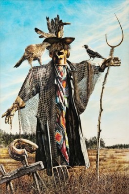 Guard by Ronald EKHOLM - auction artwork with signature