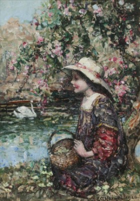 Springtime by Edward Atkinson HORNEL