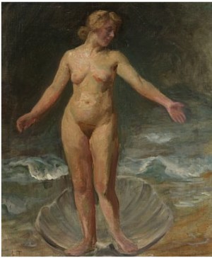 Venus' Fødsel by Laurits TUXEN
