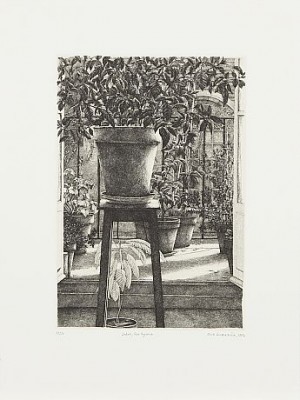 Balcon, Rue Payenne by Erik DESMAZIERES - auction artwork with signature