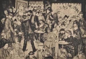 Cafe De La Rotonde by Peggy BACON