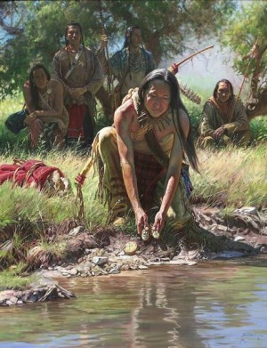 Gifts For The Little People by Martin GRELLE - auction artwork with signature