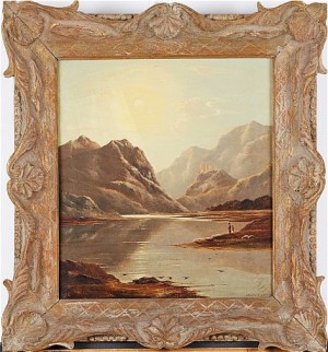 Höglandslandskap by Charles LESLIE