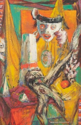 Still Life With Mask by Peter Paul DUBANIEWICZ - auction artwork with signature