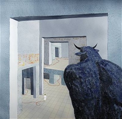 Minotaurus Och Theseus by Ulf TÖRNEMAN - auction artwork with signature