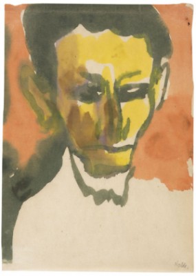 Porträt by Emil NOLDE