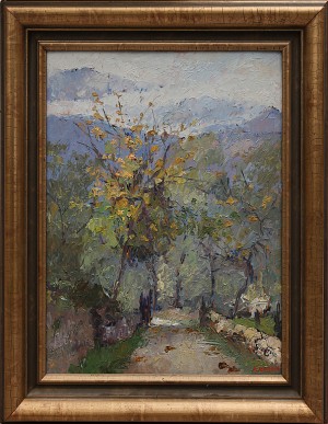 Bergigt Landskap by Adriano BOGONI - auction artwork with signature