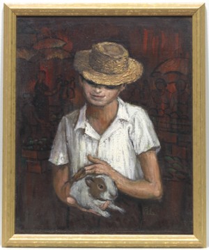 Guinea Pig At The Market by Albert PELS