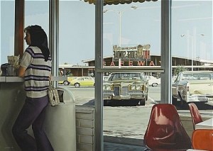 Hot Fudge Sundae Interior by Ralph Ladell GOINGS - auction artwork with signature