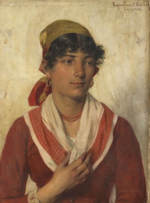 Porträt Der Rosina Ferrari by Carl BREITBACH - auction artwork with signature